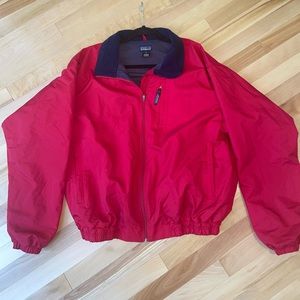 Red vintage Patagonia light weight jacket size Large (men’s)